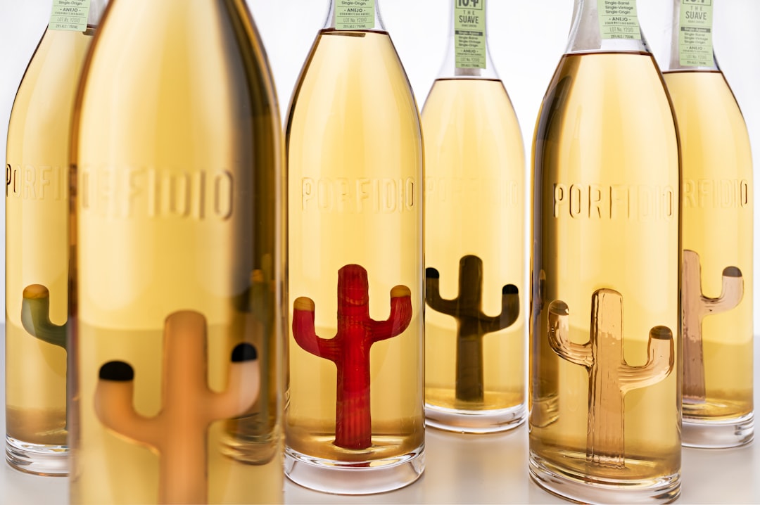 Photo Tequila bottles